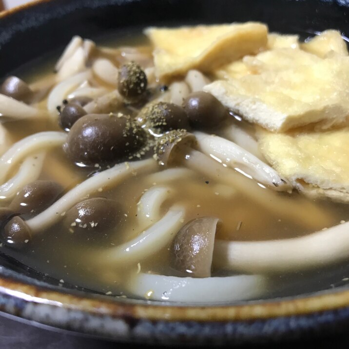 胃に優しい、キノコうどん